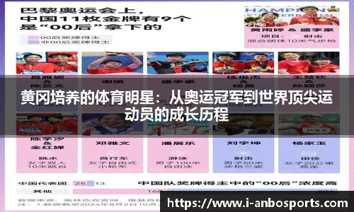 黄冈培养的体育明星：从奥运冠军到世界顶尖运动员的成长历程
